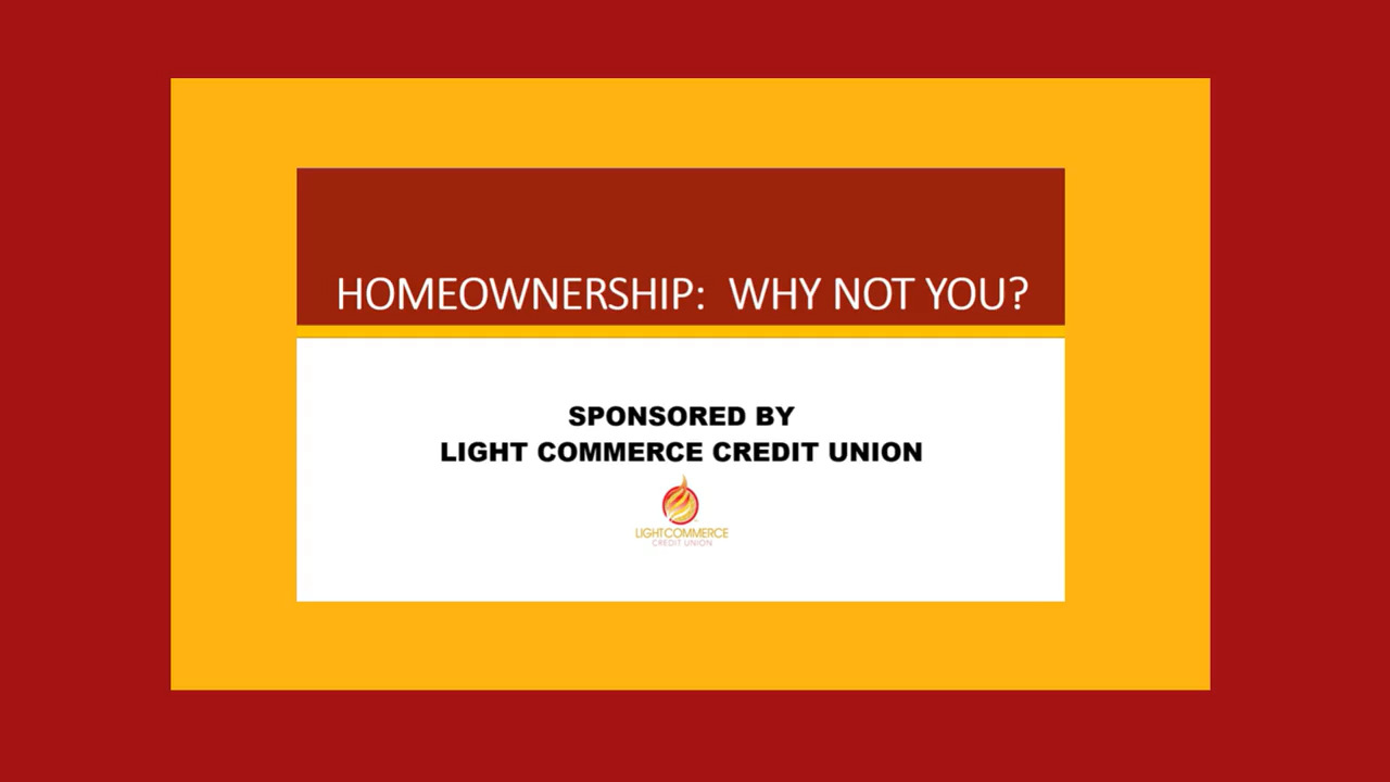 Homeownership: Why Not You? 